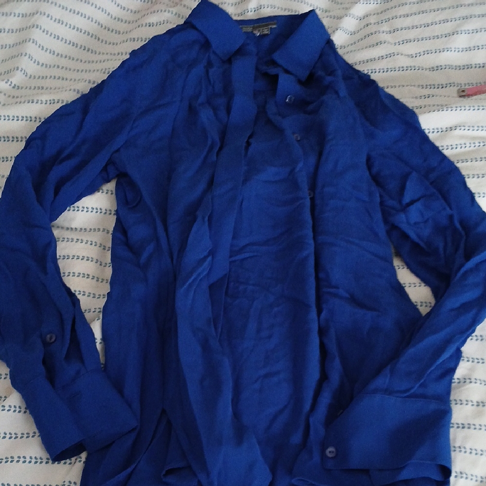 Vince Royal Blue Blouse BNWT